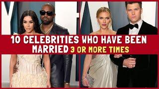 10 celebrities who have been married 3 or more times |Factswow