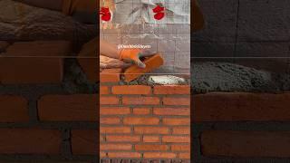 Bricklaying Dutch method #masonry #bricklayer #satisfyingvideo