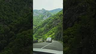 Абхазия, живописная дорога в каньоне. Abkhazia, a scenic road in the canyon. #абхазия #сухум #sukhum