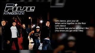 Five: 01. Let's Dance (Lyrics)