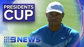 Royal Melbourne welcomes world's best at Presidents Cup | Nine News Australia