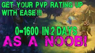 Fastest Way To Get PVP Rating: for Noobs!