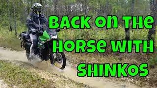 The KLR get's new Shinko 804/805s and easing back in the saddle #KLRDelusionals