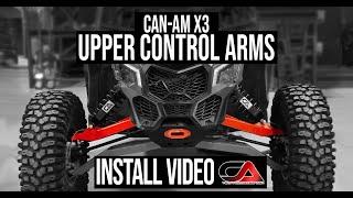 CA TECH USA - Can-Am X3 Boxed Upper Control Arms - How To Installation Video