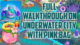 Full Walkthrough on Underwater City with Pink Bag | Family Island | Dec 2024