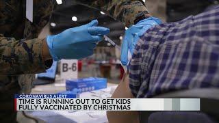 Officials work to vaccinate kids as holidays approach