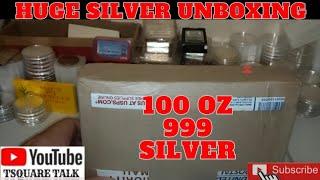 100 oz SILVER UNBOXING! Sound money not cheap forever! #preciousmetals #silverstacking #silver