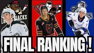 2025 NHL Draft FINAL Rankings ! | Pick 32 to 17