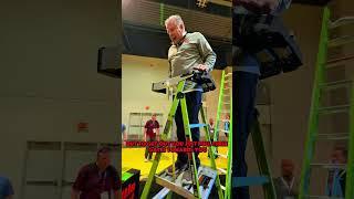 Little Giant Ladders new Fortress Climbing Equipment. Check it out. #fyp #ladder #fortress #roofer