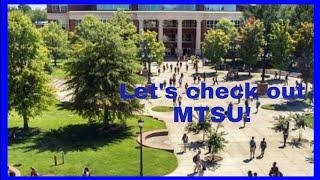 MTSU Middle Tennessee State University campus tour