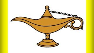 How To Draw Aladdin lamp