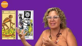 Aprender Tarot es fácil: Muerte Marsella y Muerte Rider.