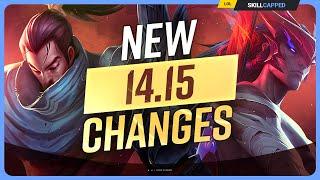 ALL NEW PATCH 14.15 CHANGES! - League of Legends