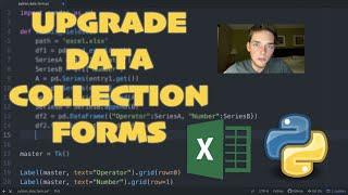 Python & Excel Data Collection Forms - Five Minute Python Scripts