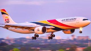 20 MINS LANDINGS & TAKEOFFS at BRU | 4K | Close Up Plane Spotting at Brussels Airport BRU (2022)