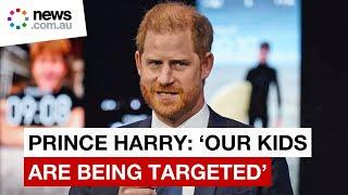 Prince Harry says children 'targeted' as he advocates for online safety