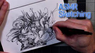 Morning Drawing in my Sketchbook [ASMR]