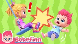 Ouch! Playground Safety Song | EP117 | Bebefinn Nursery Rhymes for Kids