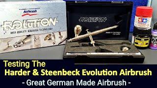 Testing The Harder & Steenbeck Evolution 2 In 1 Airbrush - Great German Made Airbrush