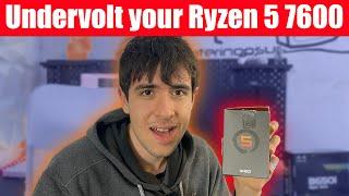 Undervolt your Ryzen 5 7600 for more FPS and Lower Temperature!