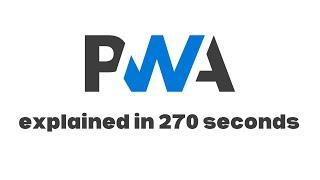 Progressive web apps explained in 270 seconds