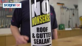 NO NONSENSE ROOF & GUTTER SEALANT BLACK 310ML| Screwfix