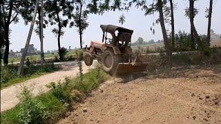 Mahindra 585 di performance on 10 ft back blade