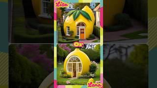 Lisa Or Lena | Lemon House #wouldyourather #lisaandlena #home #design #inspiration #lemon #quiz #fyp