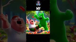 Gummy Bears Are Chasing Peter   | #story #ai #bear #gummy #memes
