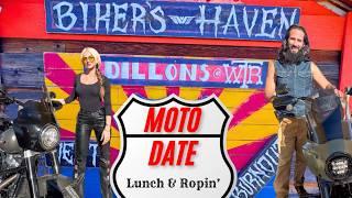 Motorcycle Lunch Date at the Ranch | LED Turn Signal Upgrade & Roping Fun!