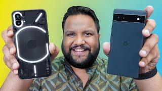 Pixel 6a vs Nothing Phone 1 Comparison Test Review - The Stock Android War!