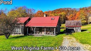 West Virginia Farms For Sale | $460k | West Virginia Land For Sale | Heated Cabin | Hobby Farm