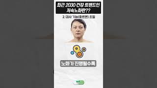 2030 건강 트렌드인 '저속노화'란??