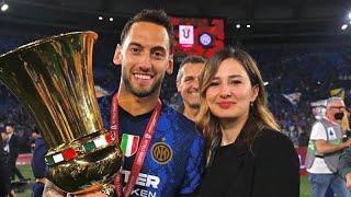 45 saniyede ünlü futbolcu  Hakan Çalhanoğlu ve eşi  Sinem Çalhanoğlu çiftini tanıyalım