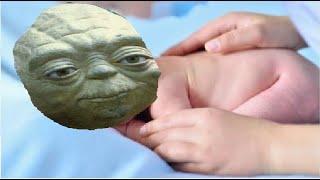 Baby yoda gets punched