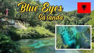 Blue Eyes Spring: Albania's Breathtaking Natural Wonder in Saranda. @OurExitStories