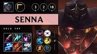 Senna Top vs Kayle: Killing spree - KR Master Patch 14.18