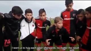 Newell's Old Boys youth player gives unbelievable motivational speech!