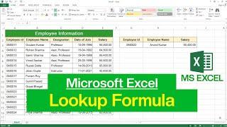 How to use Lookup Function in Microsoft Excel | Lookup Formula in Excel