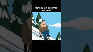 Family guy Joe can walk sledding snow #familyguy #bestmoments #funny #random #fyp #son #bonnie #fun