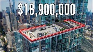 THIS $18,900,000 SKY MANSION IN NEW YORK HAS A MASSIVE PRIVATE TERRACE!