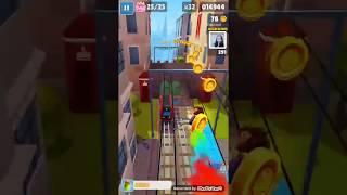 Subway Surfers :- pick up 100 coins without touching the ground.