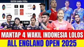 UNGGULAN MALAYSIA KEOK‼️4 Wakil Indonesia MENANG..!! Hasil Semua Sektor All England Open Hari ini.