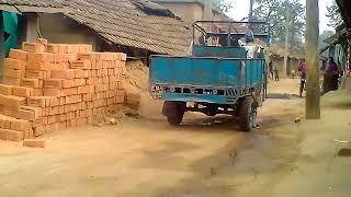 customized motor van a popular mode of goods transport in countryside