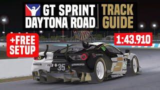 iRacing track guide | Daytona Road (GT Sprint / GT3 Challenge) + free setup