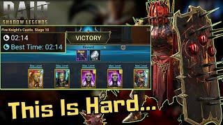 Fire Knight Hard Mode Is Hard...Pay 2 Win Team Showcase.. | RAID SHADOW LEGENDS