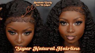 Super Natural & Realistic Curly Hairline Wig | 4a/4b CURLY EDGES | LOW MAINTENANCE WIG | OMGHERHAIR