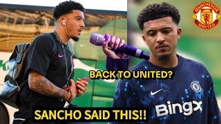 Sancho's reaction after fans asked him if he can return to United under Ruben Amorim| Man UTD News