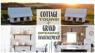 Olde Orchard Cottage Tours ~ Full Cottage Tours ~ Opening Date Announcement ~ Amish Country Cottages