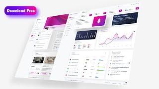 Responsive Admin Dashboard HTML CSS & Javascript | Download Free